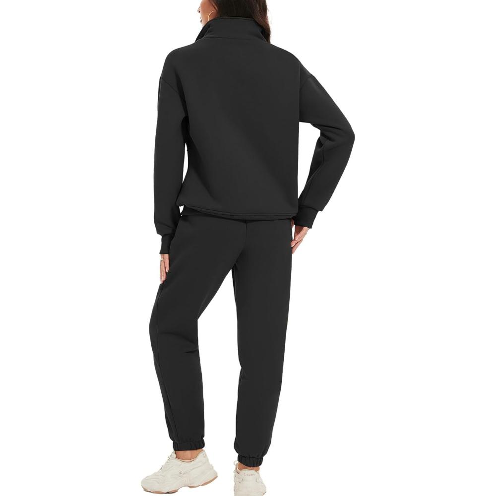 Zipper Top And Jogger Set - Image 2