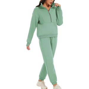 Zipper Top And Jogger Set - Image 8