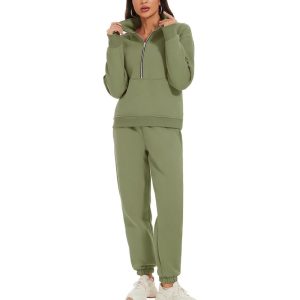 Zipper Top And Jogger Set - Image 10
