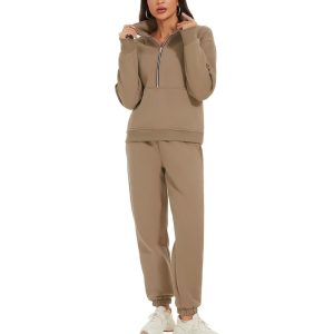 Zipper Top And Jogger Set - Image 11