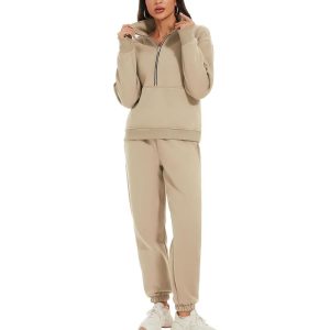 Zipper Top And Jogger Set - Image 13