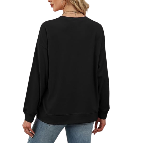 Pullover Sweatshirt And Long Sleeve Top For Women