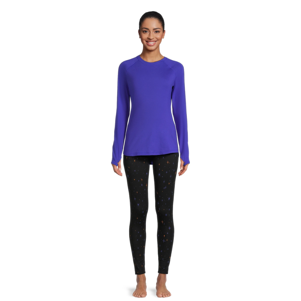 Thermal Knit Two Piece Set With Pullover Top And Leggings - Image 1