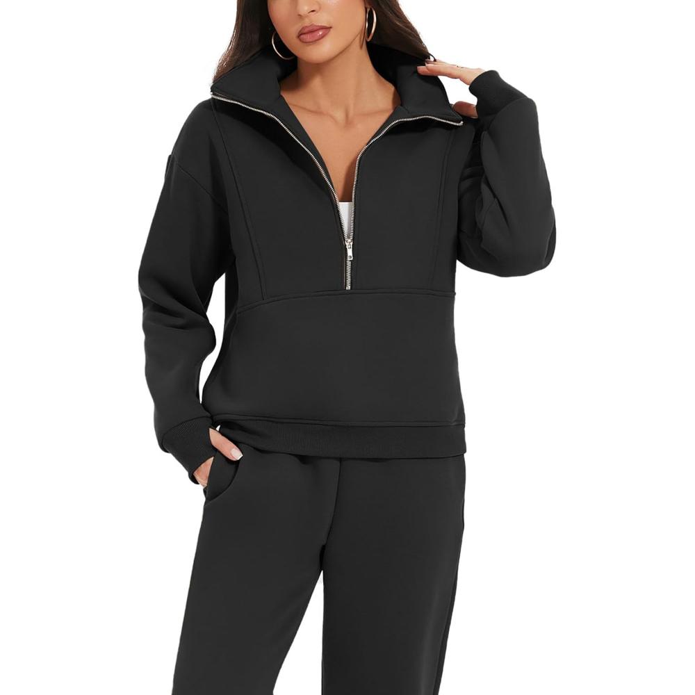Zipper Top And Jogger Set - Image 17
