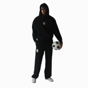 Embroidered Hoodie And Sweatpants Set - Image 1