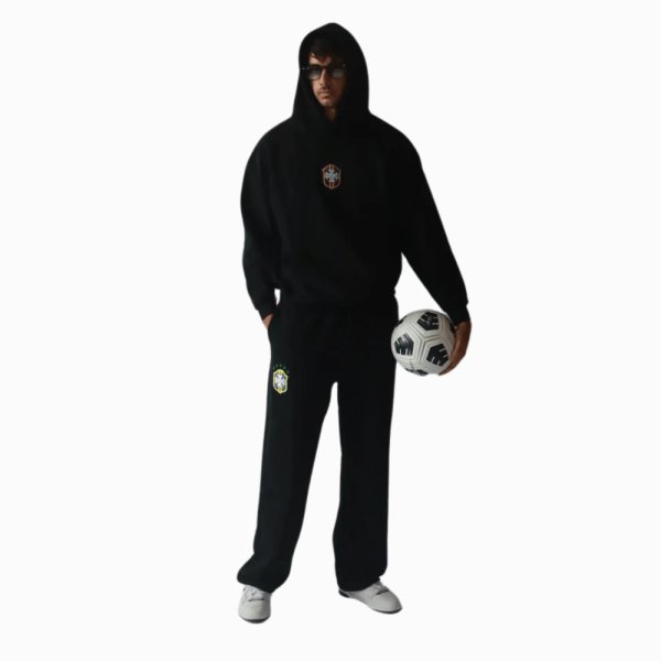 Embroidered Hoodie And Sweatpants Set