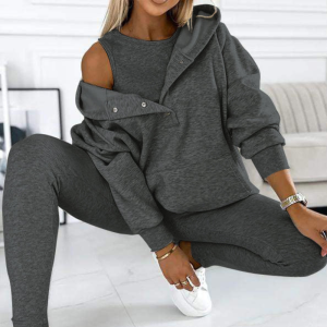 Casual Comfort Sweatshirt Suit - Image 6