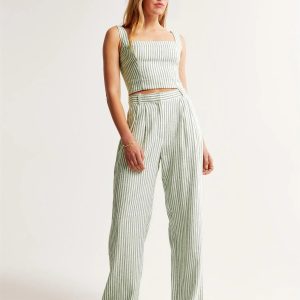 Tailored And Lifted Linen Blend Set - Image 6