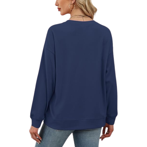 Pullover Sweatshirt And Long Sleeve Top For Women
