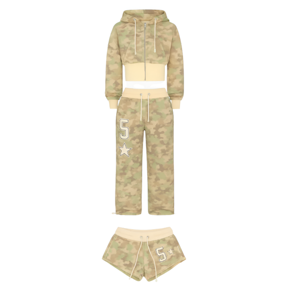 Camo Hoodie Set for Everyday Style