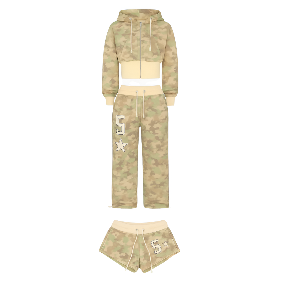 Camo Hoodie Set for Everyday Style - Image 4