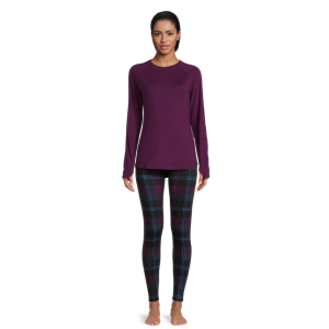 Thermal Knit Two Piece Set With Pullover Top And Leggings - Image 3