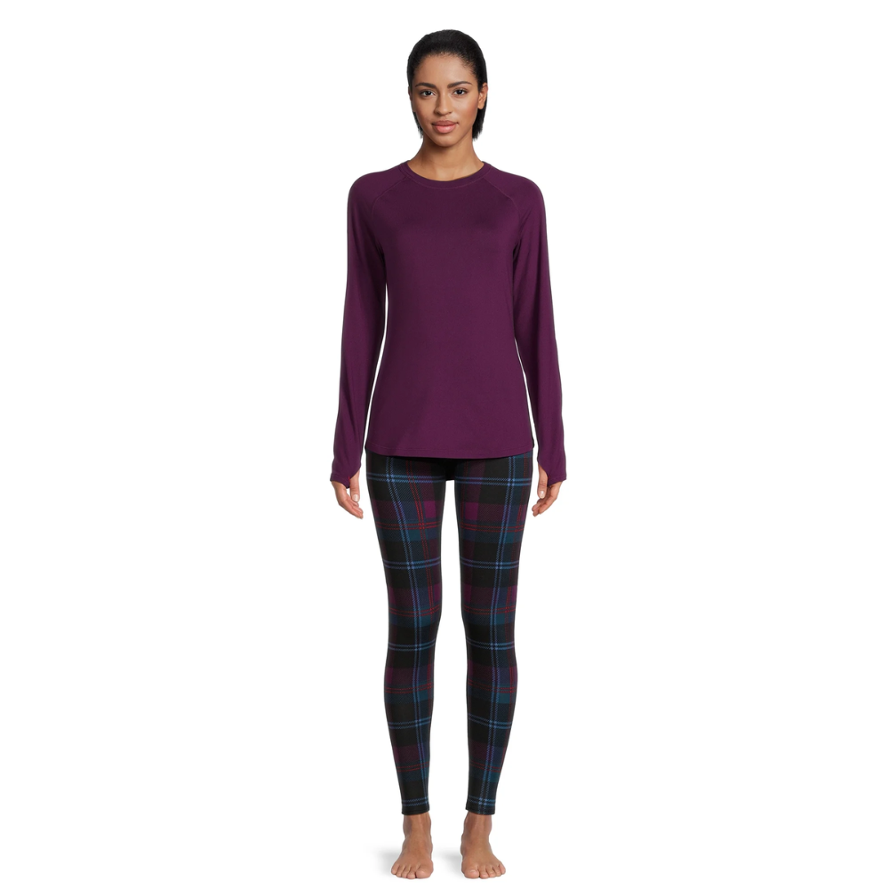 Thermal Knit Two Piece Set With Pullover Top And Leggings - Image 3