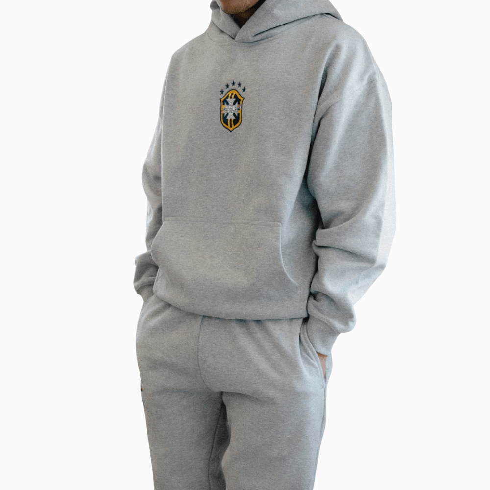 Embroidered Hoodie And Sweatpants Set - Image 3