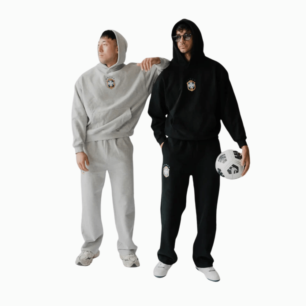 Embroidered Hoodie And Sweatpants Set - Image 4