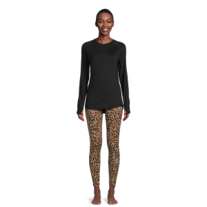 Thermal Knit Two Piece Set With Pullover Top And Leggings - Image 5