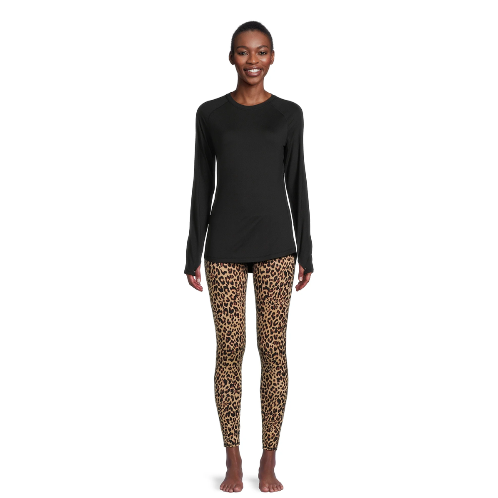 Thermal Knit Two Piece Set With Pullover Top And Leggings - Image 5