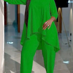 Long Sleeved Two Piece Loose Fit Outfit - Image 10