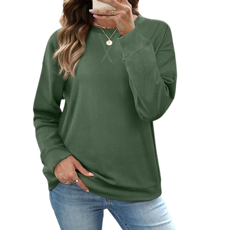 Pullover Sweatshirt And Long Sleeve Top For Women - Image 18