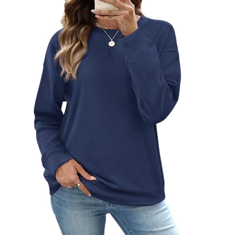 Pullover Sweatshirt And Long Sleeve Top For Women - Image 8