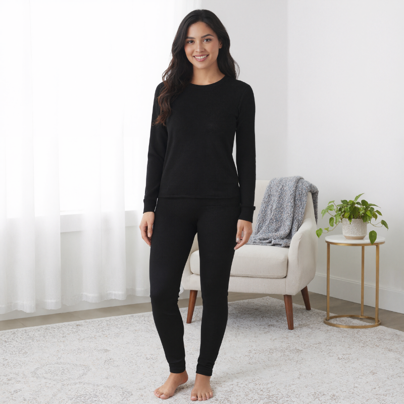 Women Ultra Soft Thermal Long Set For Cold Weather - Image 1