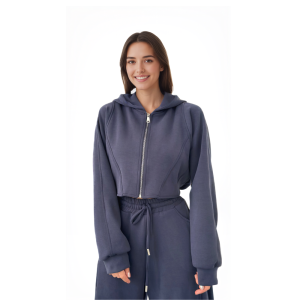 Minimal Zip Hoodie Matching Pant Set - Image 4