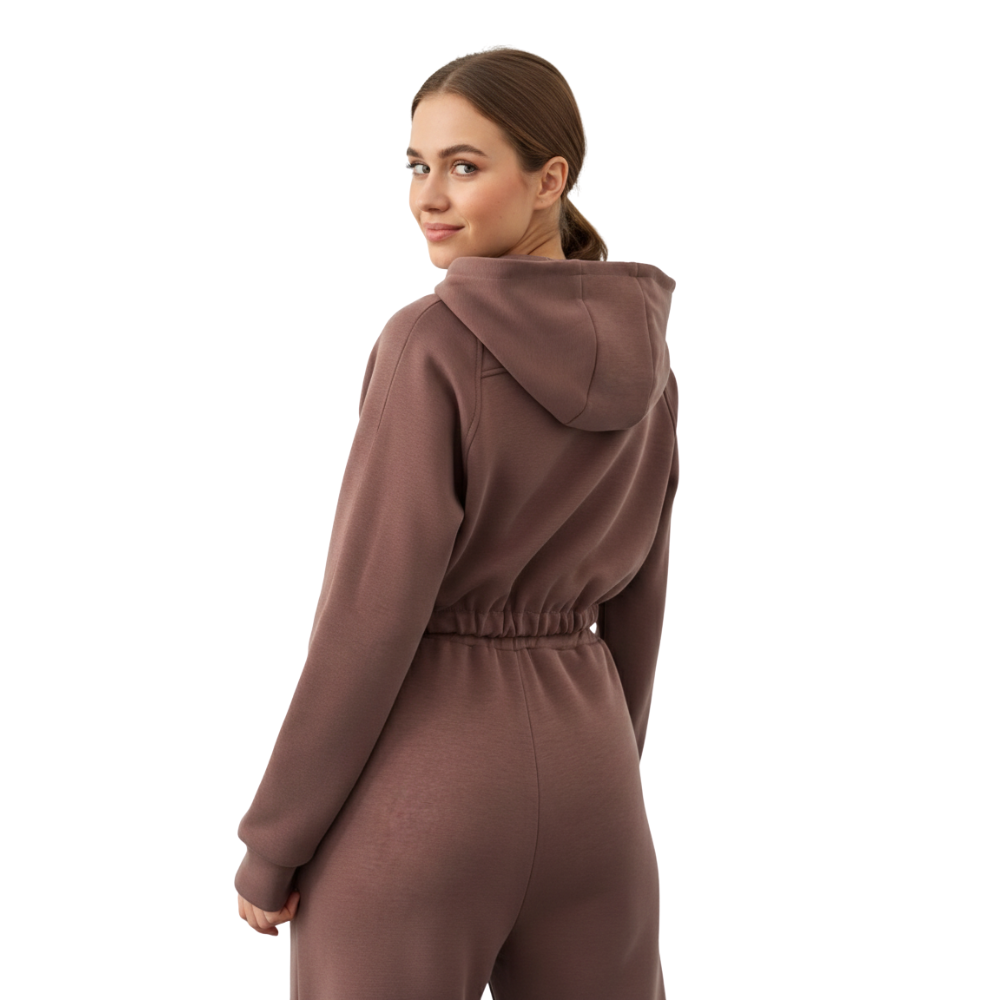 Minimal Zip Hoodie Matching Pant Set - Image 5