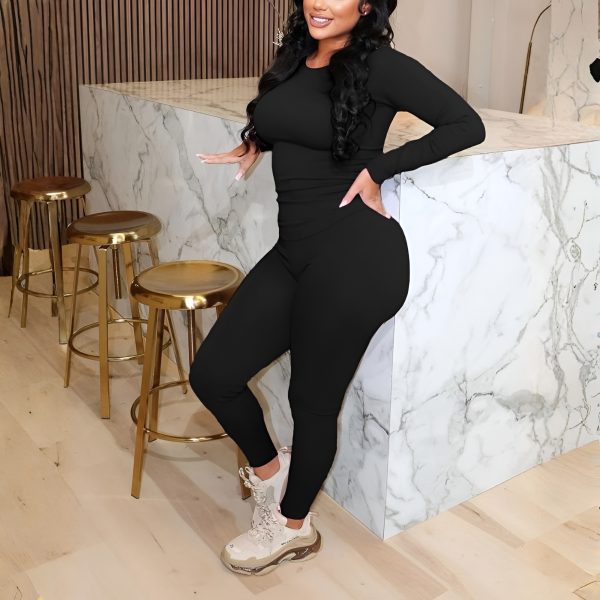 Two Piece Track Suits For Women With Long Sleeve Workout Top And Pants