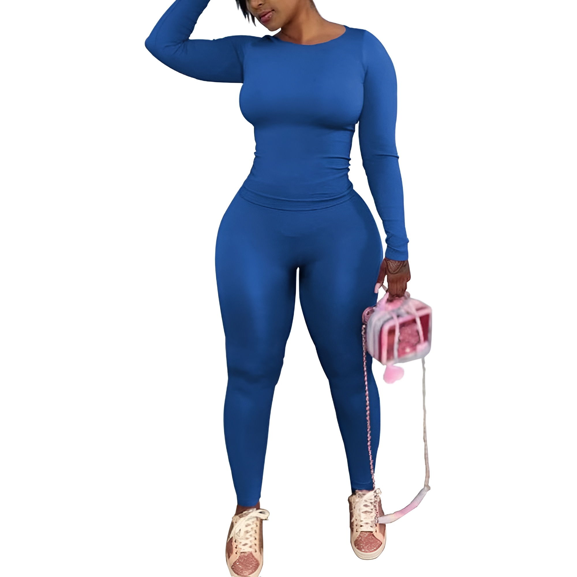 Two Piece Track Suits For Women With Long Sleeve Workout Top And Pants - Image 14