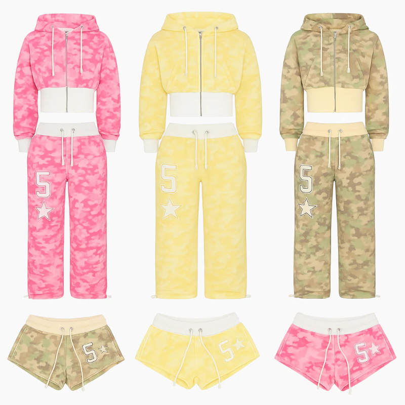 Camo Hoodie Set for Everyday Style - Image 1