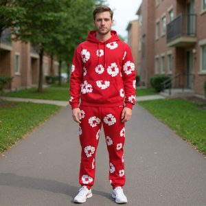 Casual Matching Hoodie and Sweatpants Outfit - Image 3