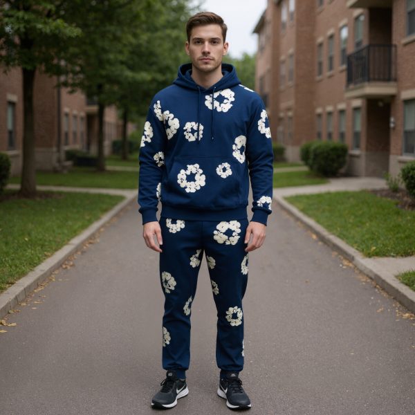 Casual Matching Hoodie and Sweatpants Outfit