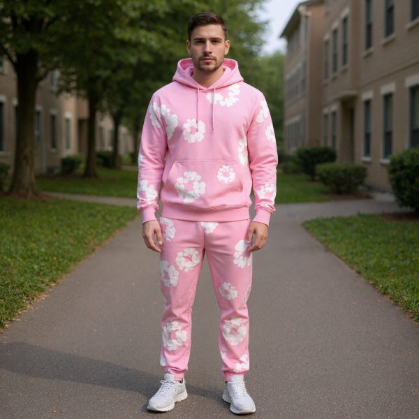 Casual Matching Hoodie and Sweatpants Outfit