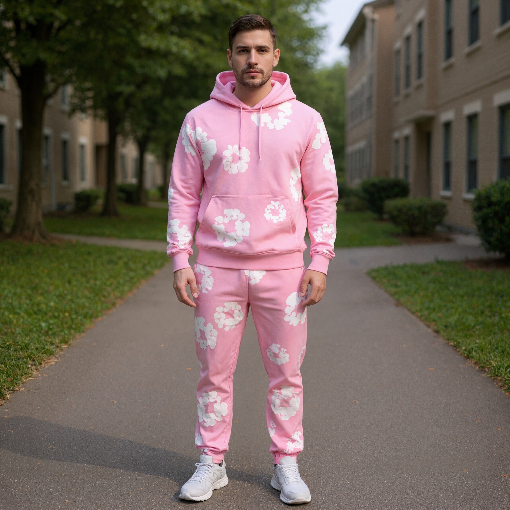 Casual Matching Hoodie and Sweatpants Outfit - Image 7