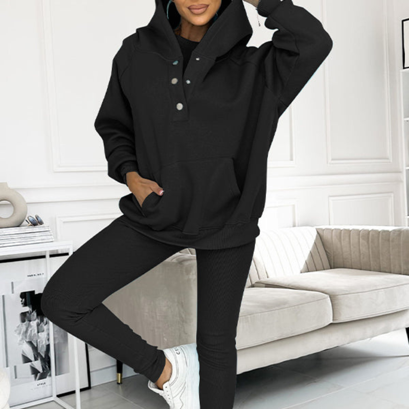 Casual Comfort Sweatshirt Suit - Image 21