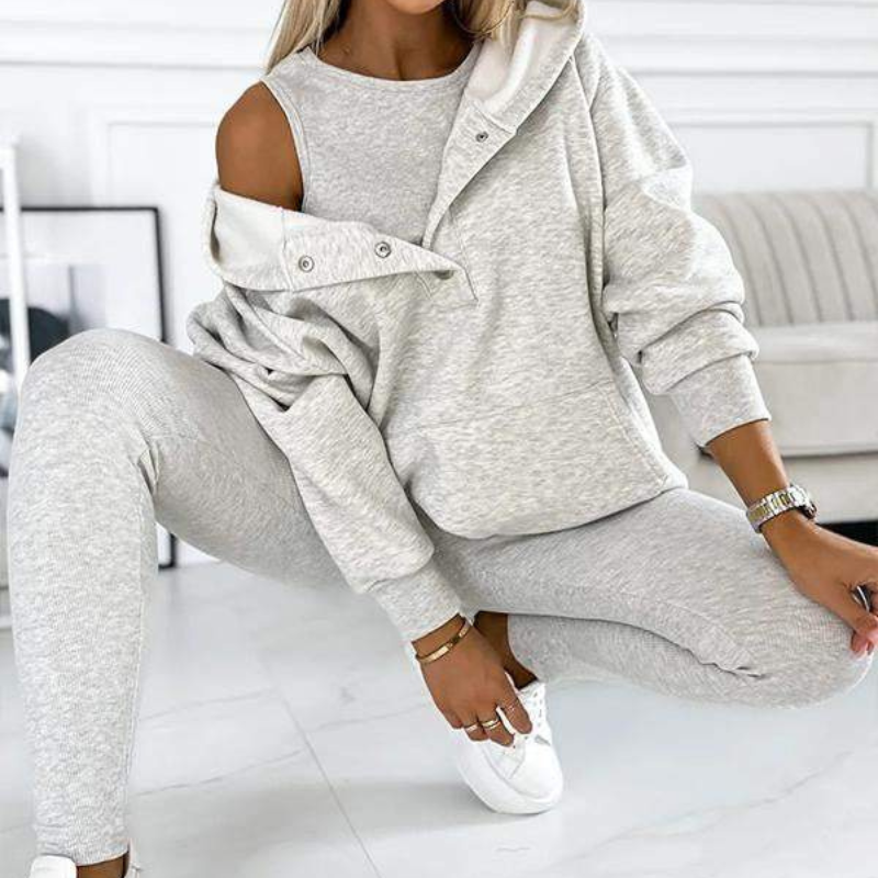 Casual Comfort Sweatshirt Suit - Image 4