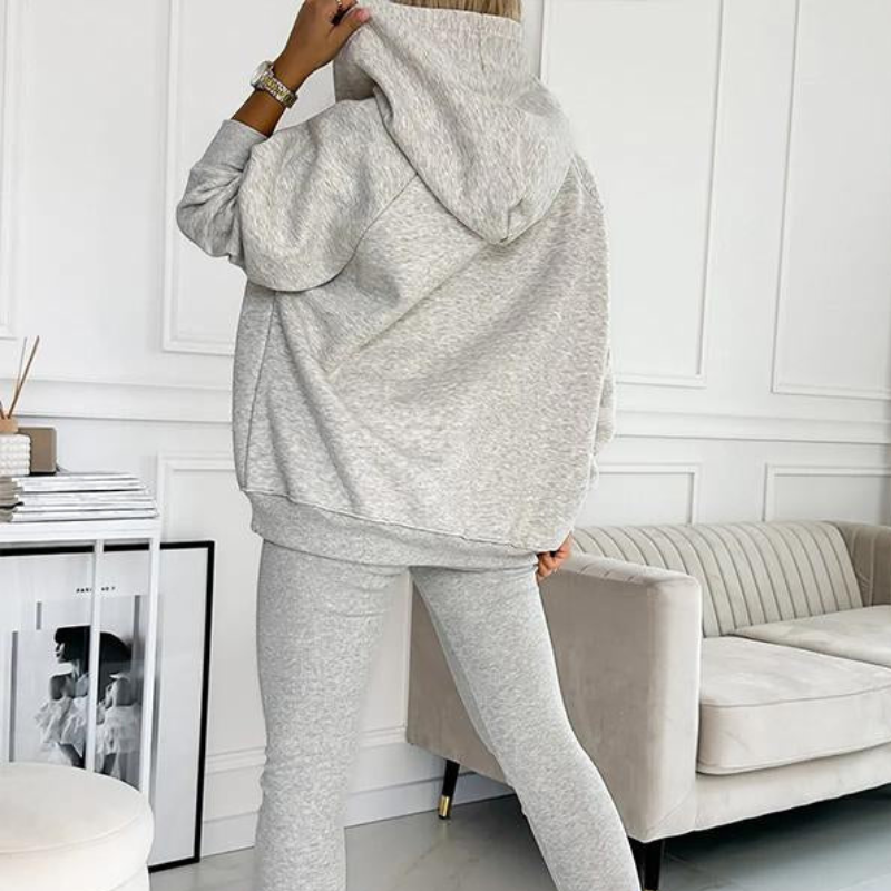 Casual Comfort Sweatshirt Suit - Image 3