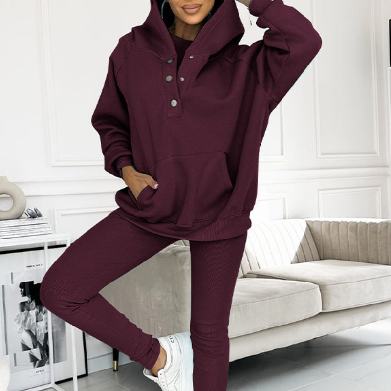 Casual Comfort Sweatshirt Suit - Image 15