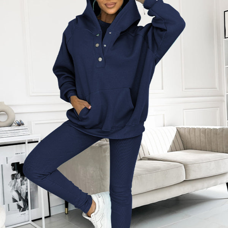 Casual Comfort Sweatshirt Suit - Image 22
