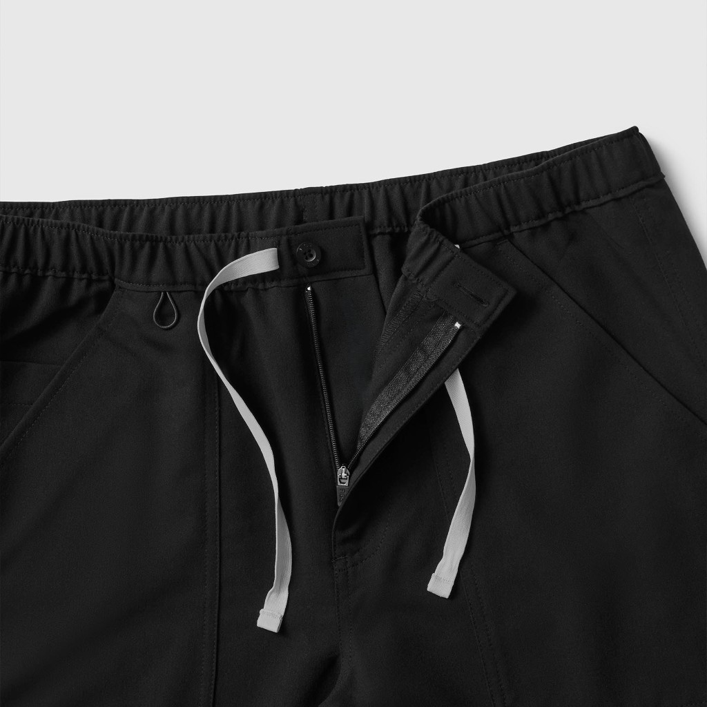 Modern Scrub Set with Multi-Pocket Top and Jogger Pants - Image 3