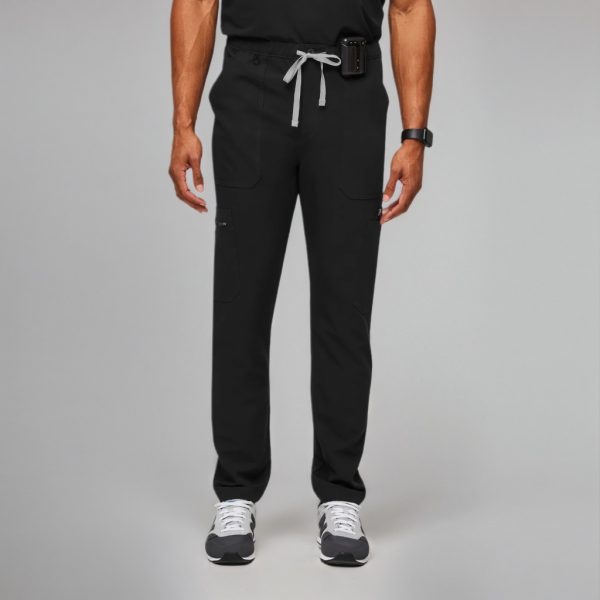 Modern Scrub Set with Multi-Pocket Top and Jogger Pants