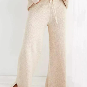 Cozy Half Zip Waffle Weave Sweater Set - Image 3