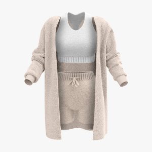Elegant Cozy Knit Matching Set - Image 1