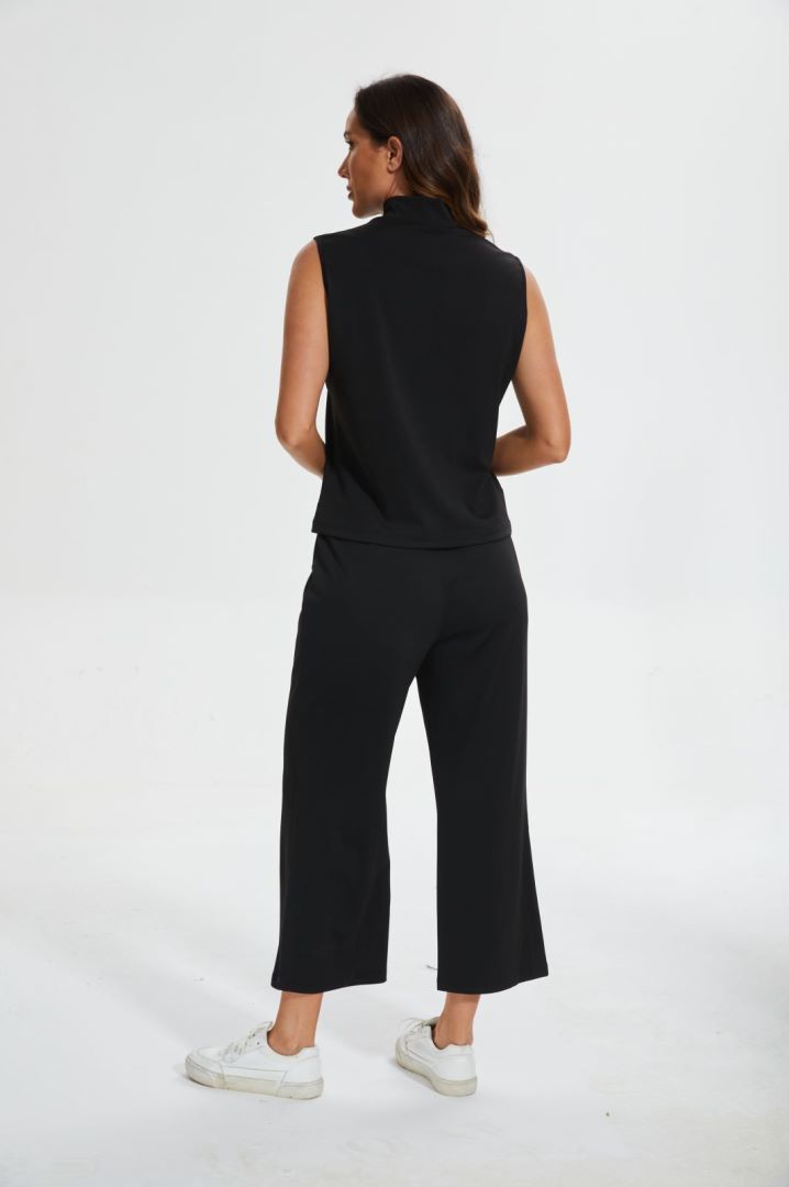 Cropped Wide Leg Pant Set - Image 9