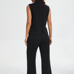 Cropped Wide Leg Pant Set - Image 8