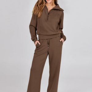 Oversized Sweatshirt And Sweatpants Set - Image 3
