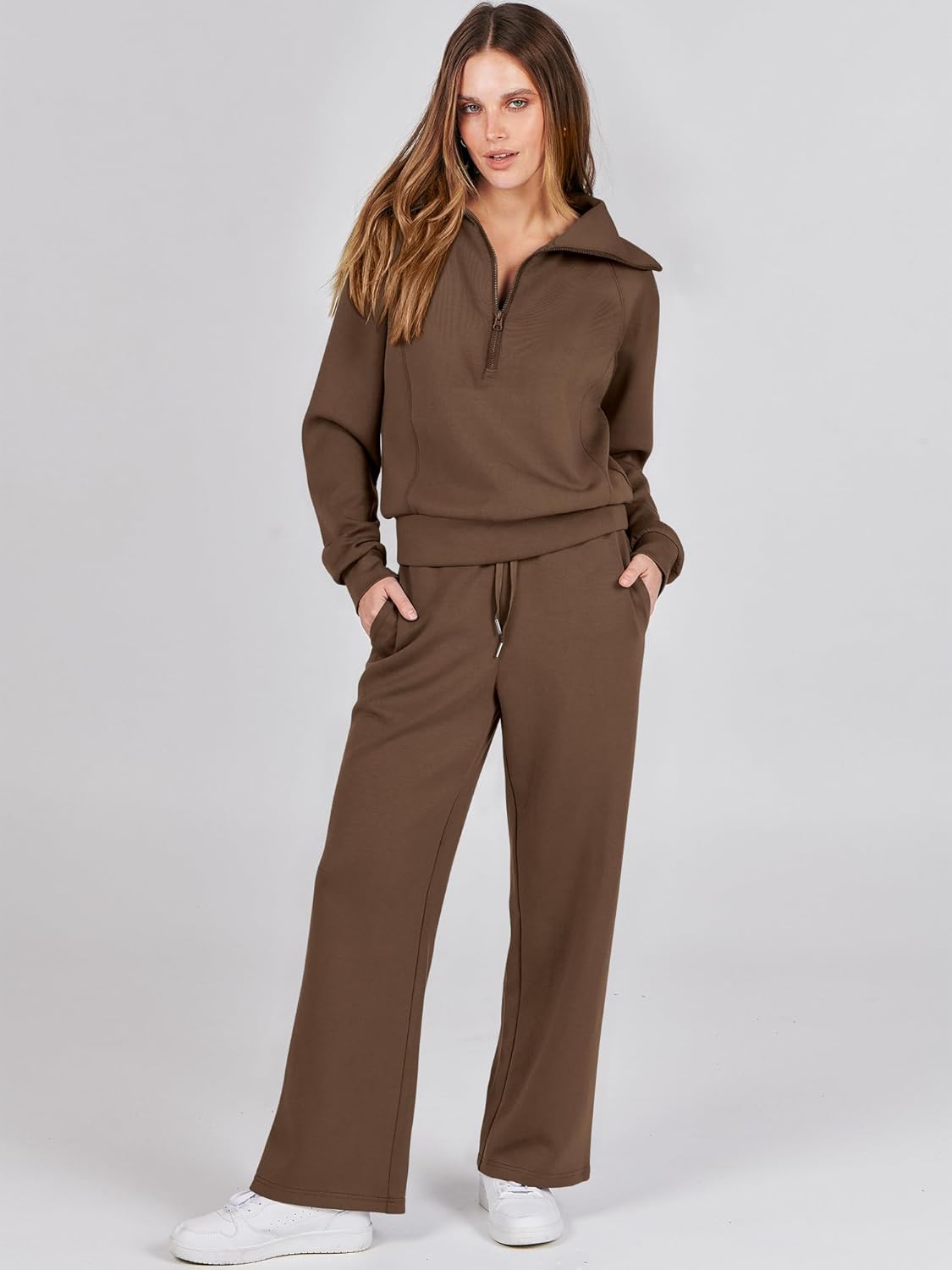 Oversized Sweatshirt And Sweatpants Set - Image 3