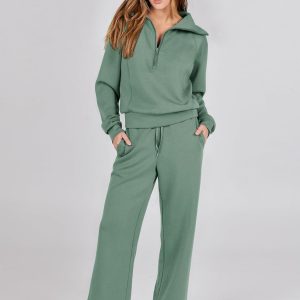 Oversized Sweatshirt And Sweatpants Set - Image 5