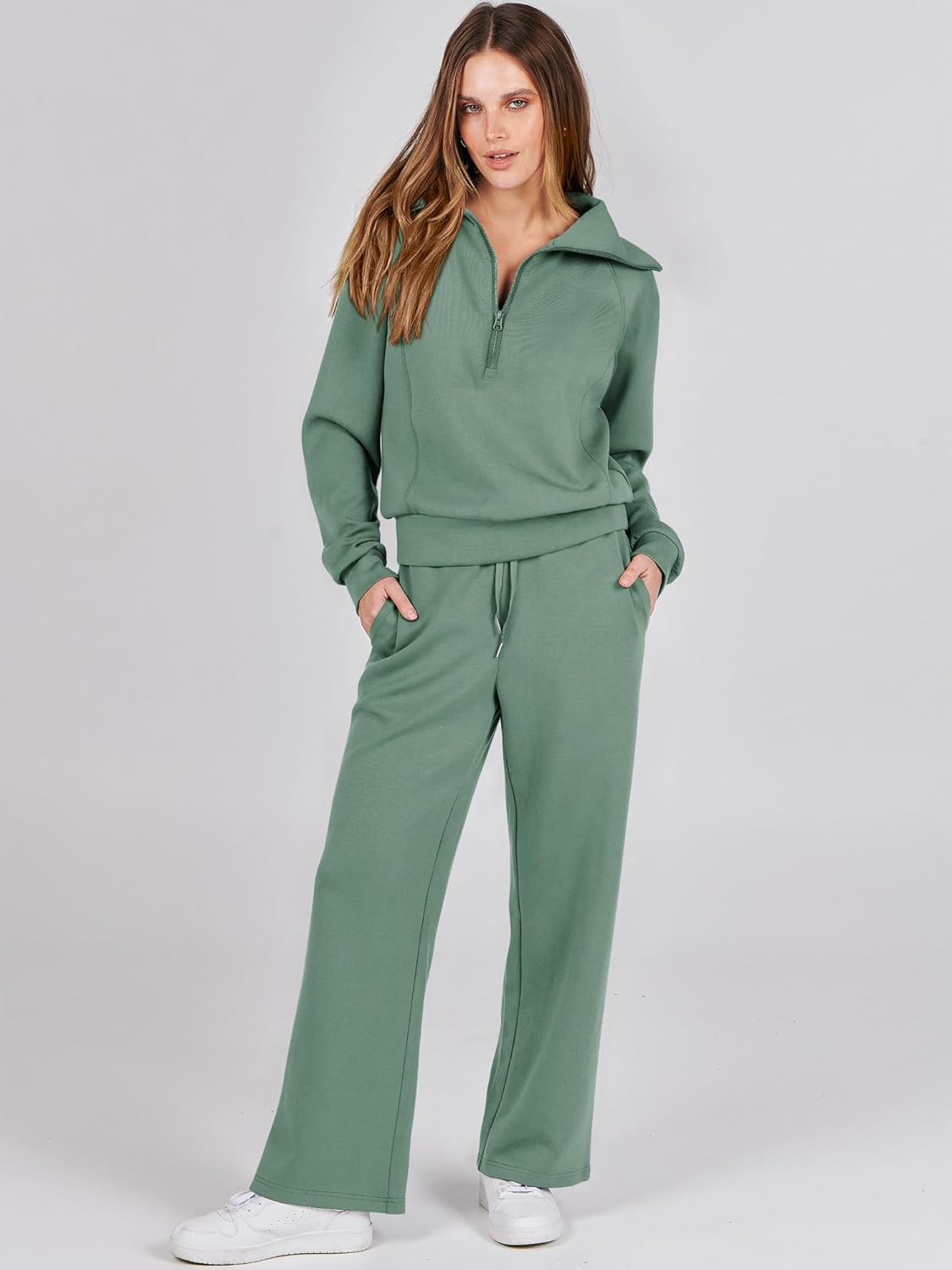 Oversized Sweatshirt And Sweatpants Set - Image 5