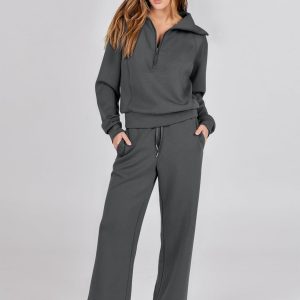 Oversized Sweatshirt And Sweatpants Set - Image 6